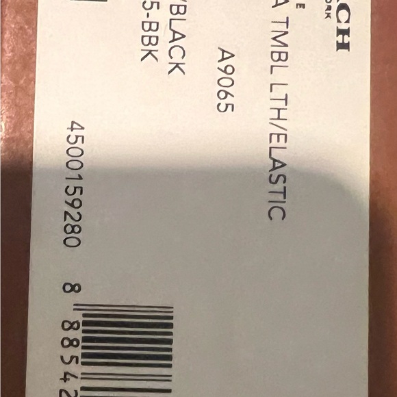 Coach Black Leather Heeled Boots Ultima Tmbl leather/elastic - Picture 8 of 9